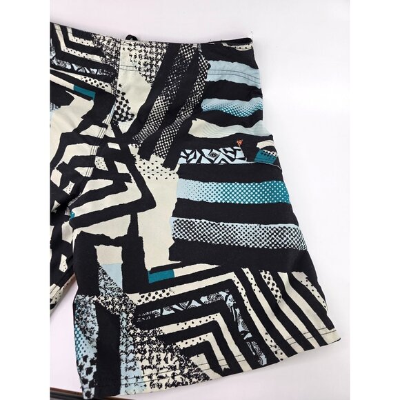 Kanu Surf, Men's Swim Trunks, Geometric Pattern, Beach Size 34 - Picture 8 of 11